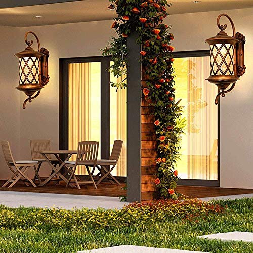 Lampe murale extérieure rétro E27 Victoria étanche pour cour et balcon