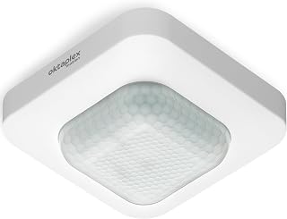 Oktaplex Leo Bewegungsmelder Innen 360° 10m Reichweite 230V Aufputz Bewegungssensor LED geeignet weiß