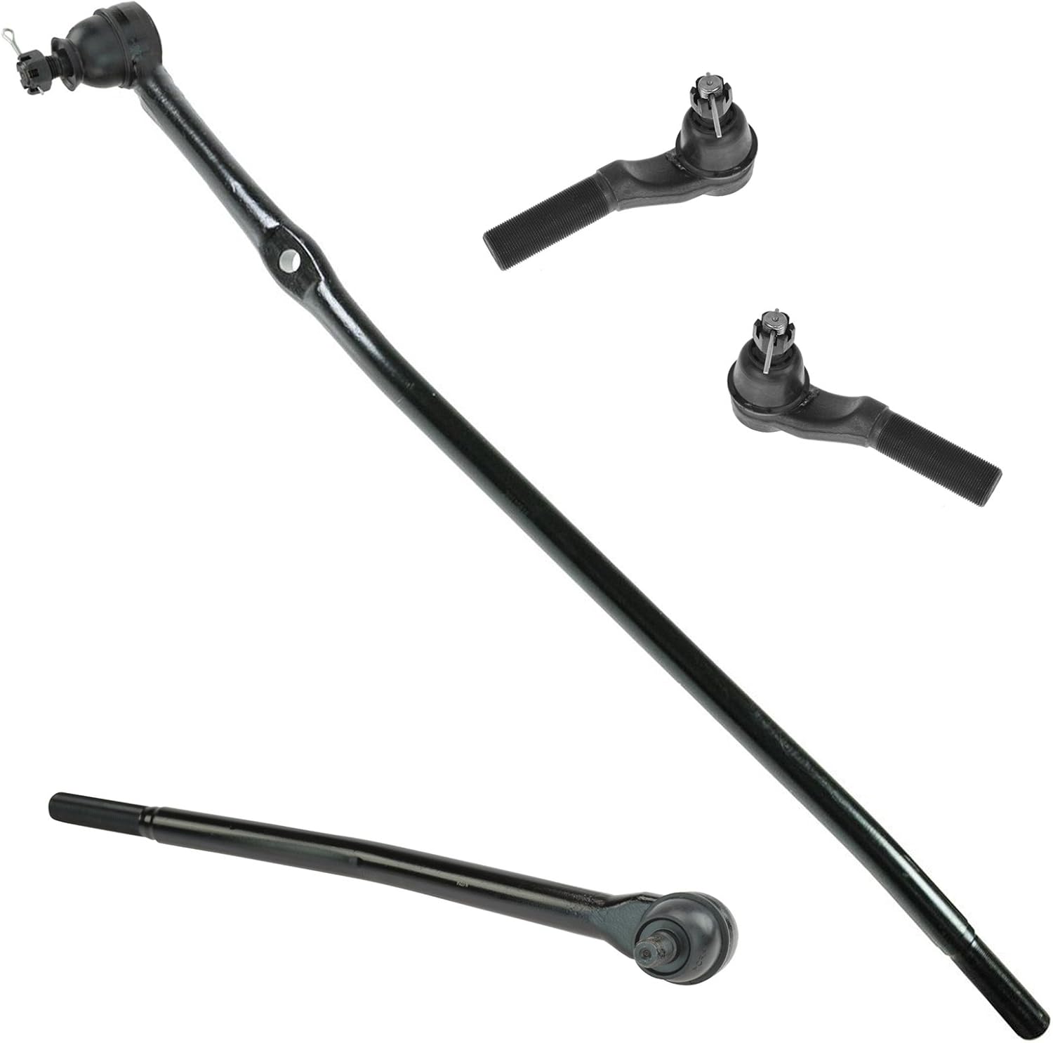 TRQ Steering Inner & Outer Tie Rod End Drag Link LH RH Set of 4 for Ford Van