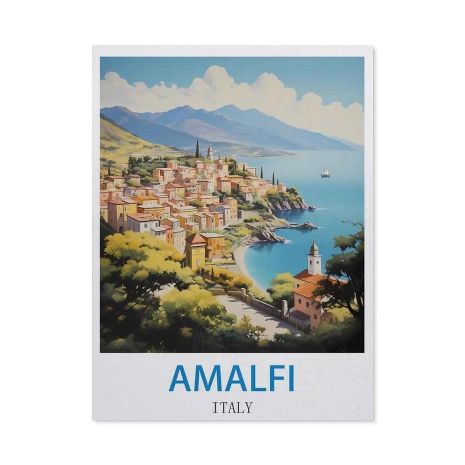 BEAYODKP Diamond Painting Kits for Adults and Kids，Amalfi Italy