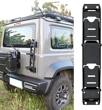 Car Exterior Rear Window Door Tailgate Ladder Foot Climb Pedal Ladder for Suzuki Jimny JB64 JB74W 2019-2022 2023 2024, Rear Door Ladder Rear Climbing Ladders Tailgate Ladder