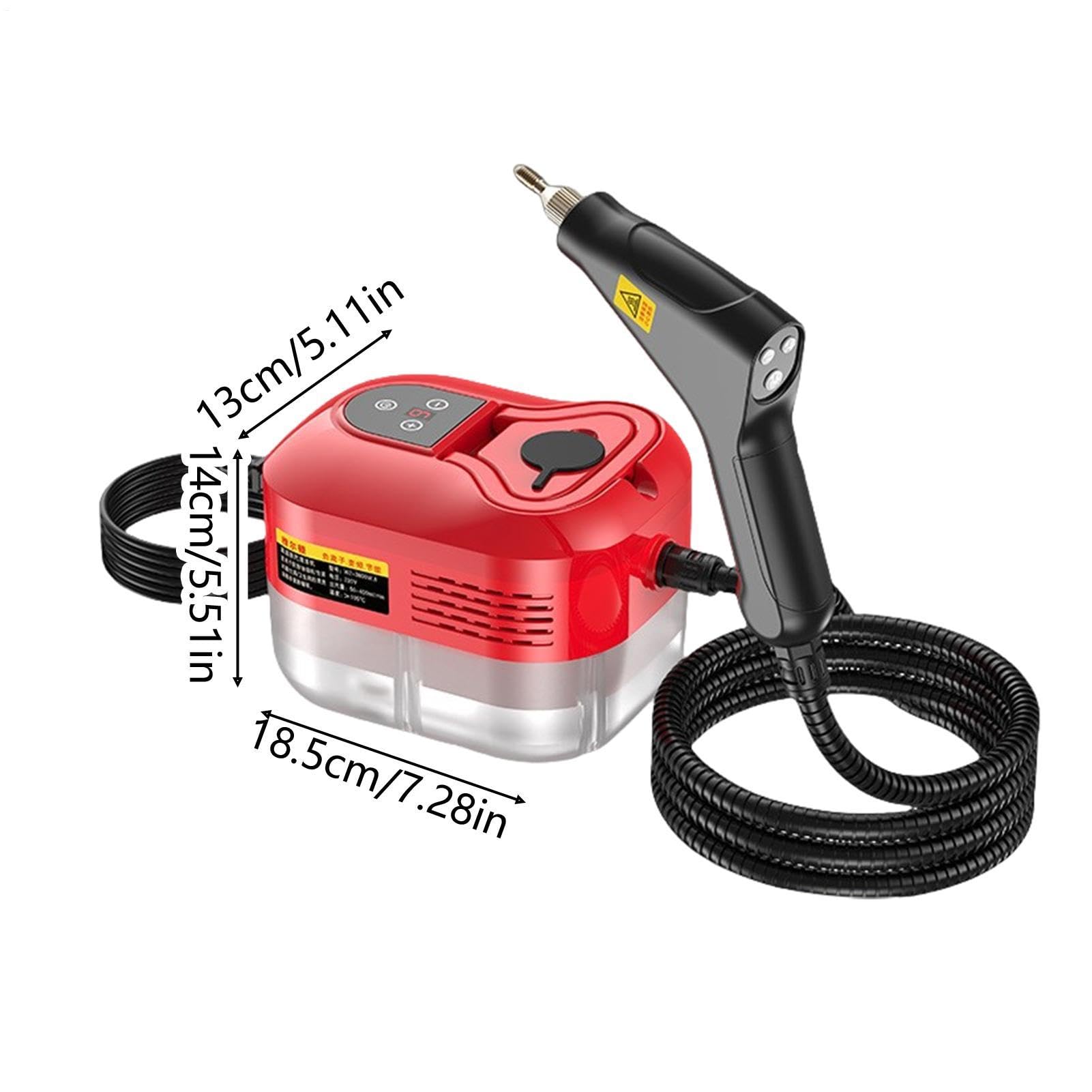 Dampfreiniger Für Zuhause 2500 W, Tragbar, Hohe Temperatur | Dampfreiniger Für Sämtliche Arten Von Haushaltsreinigungen Geeignet Für Polster, Couch, Teppich, Möbel, Fenster, Boden Und