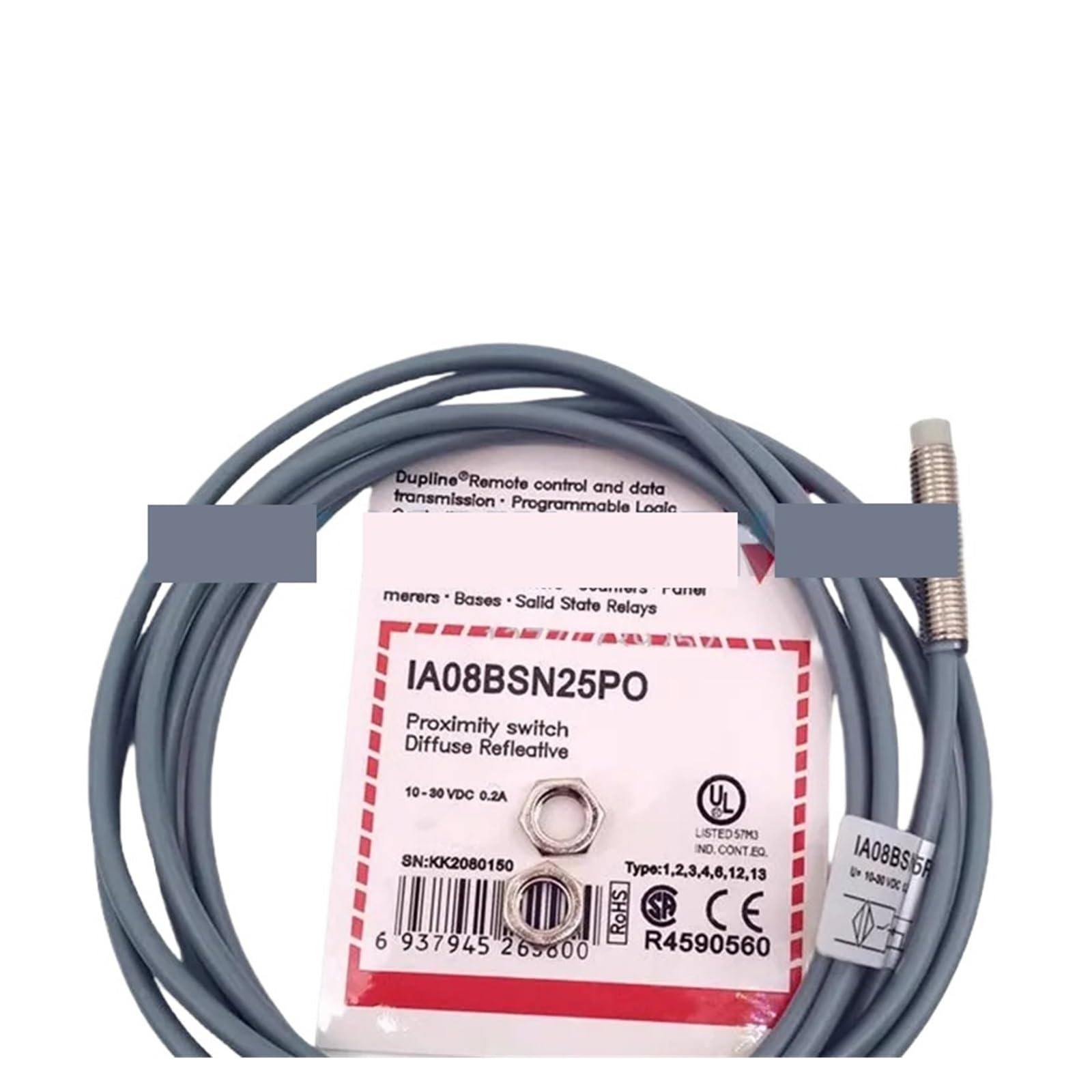 YMUGUEGH Inductive Proximity Switch IA08BSN25PO IA08BSN25NO(IA08BSN25NO)