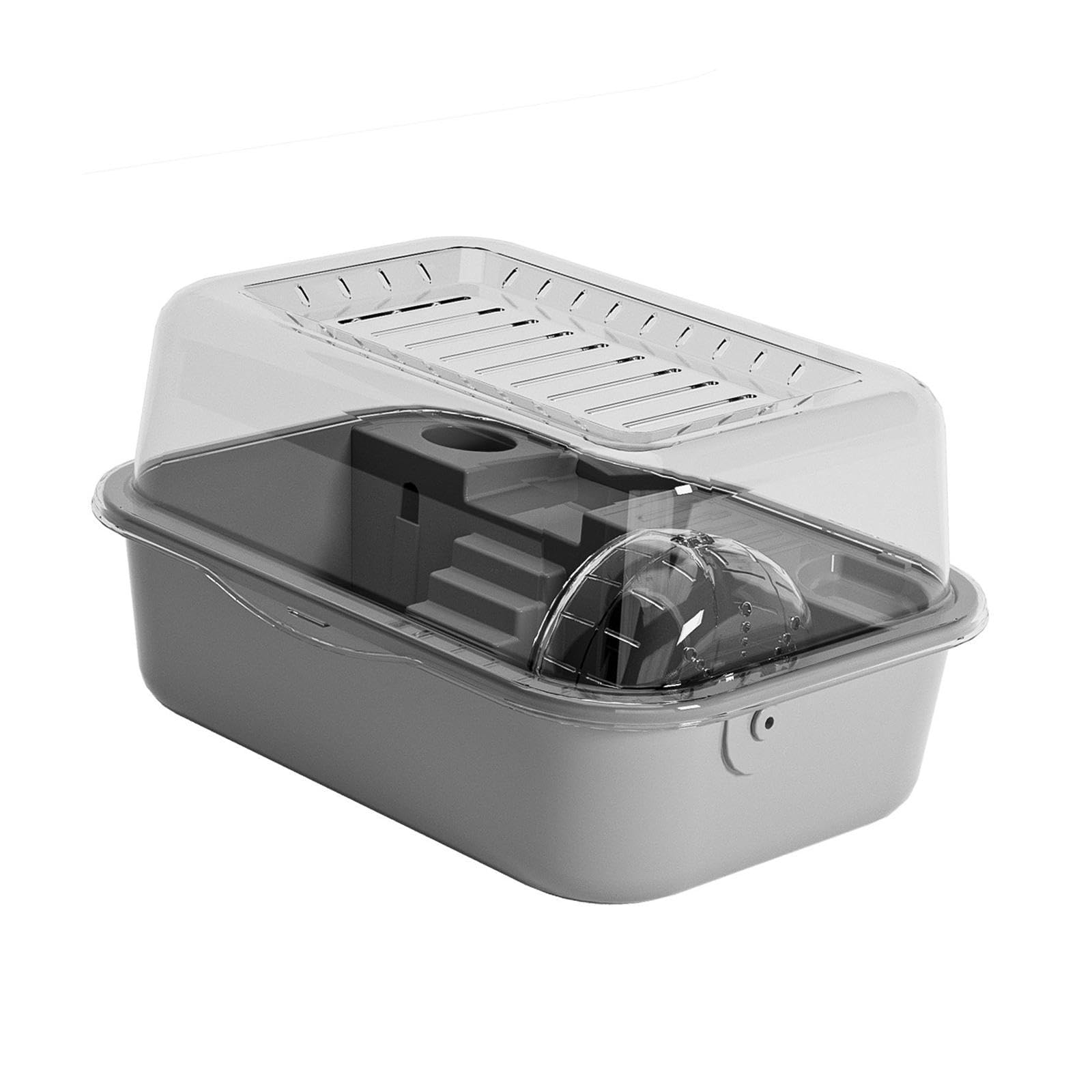 Large Hamster Cage Openable Top Acrylic Hamster Enclosure Mice Small Animals Grey Pet Supplies|Small Animal Supplies|Cages & Enclosure