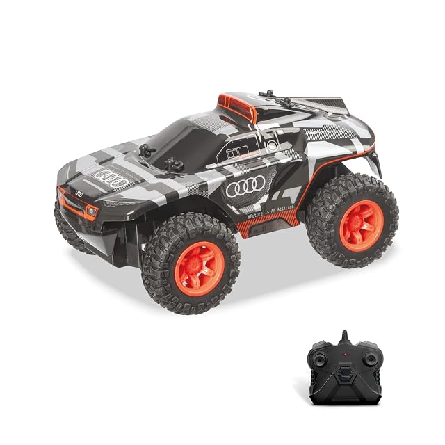 Foto 2 de 5 de Mondo Motors Audi Q Etron París Dakar, Modelo a Escala 1:24, hasta 8 Km/h de Velocidad
