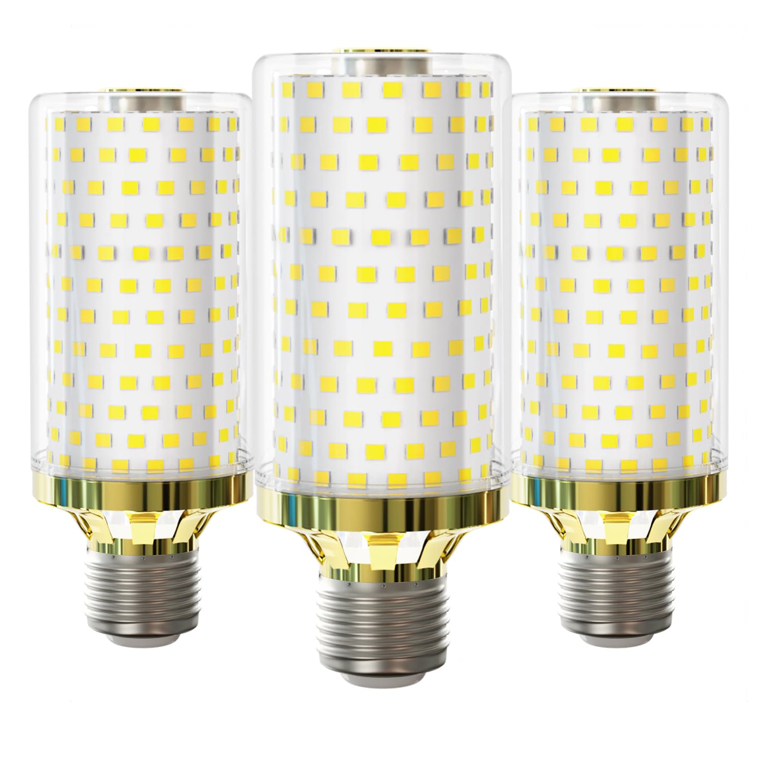 MDee Ampoule LED E27 15W, Blanc Froid 6000K, Équivalent 150W Lampe Traditionnelle, 2800LM, Non-dimmable, AC 220-240V, LED E27 Maïs, Économie D'énergie pour L'éclairage Domestique, Lot de 3