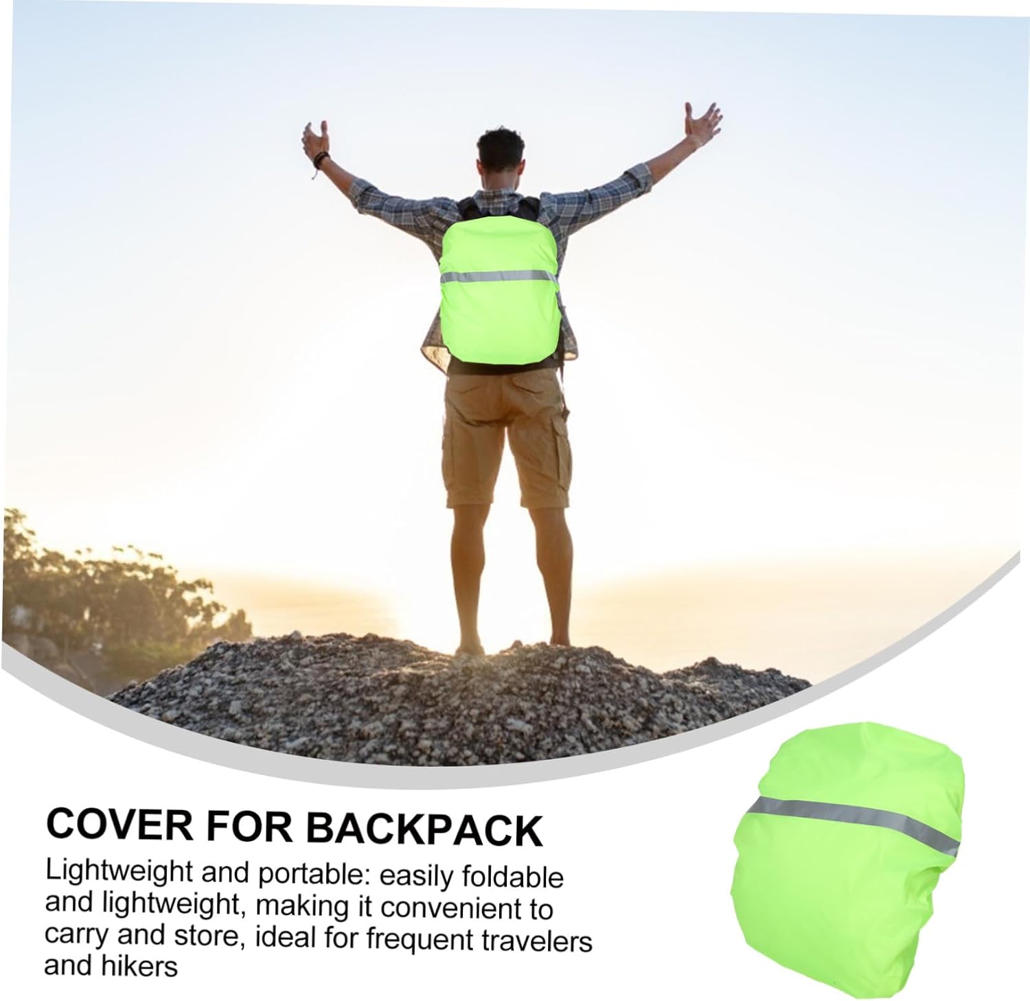 Back Rain Cover Waterproof Back Covers Waterproof School Bag Covers Reflective Back Covers Rear Bag Rain