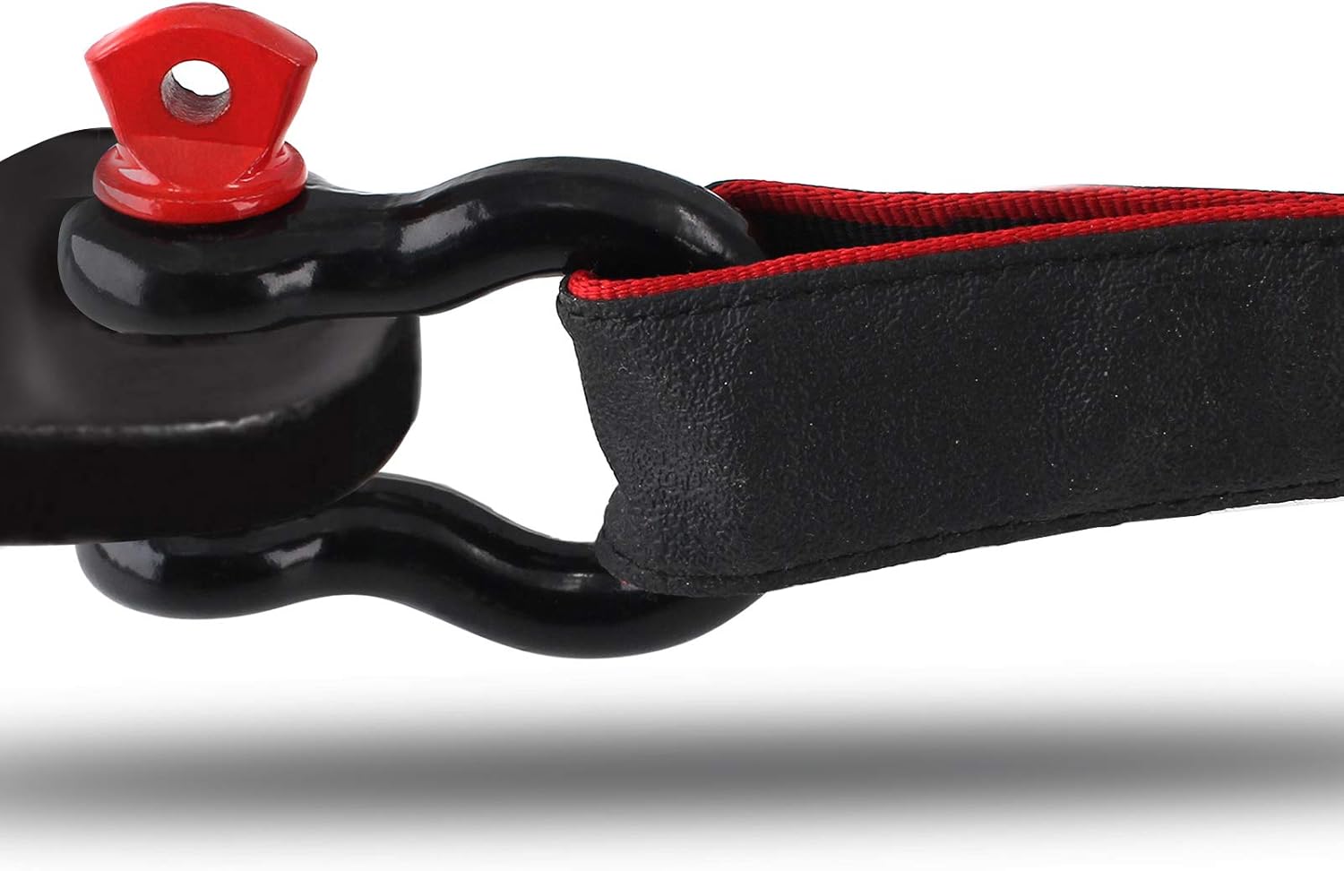 8 Pack 1/2 Inch D Ring Shackles, 12 Ton (26455 lbs) Maximum Break Strength, Heavy Duty Anchor Shackle with Screw Pin for Tow Strap Winch Off-Road Vehicle Recovery (Red & Black) - Image 6