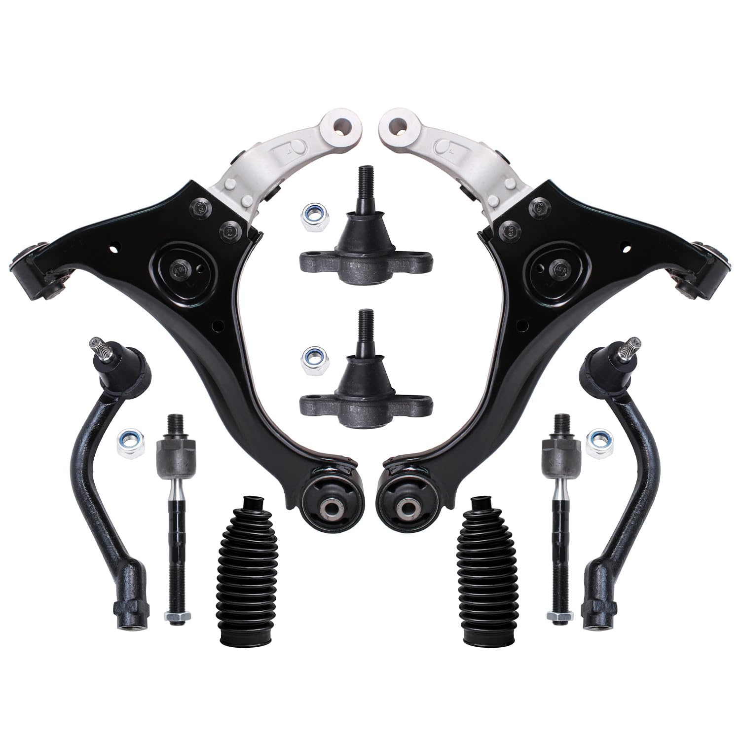 Detroit Axle - 10pc Front End Suspension Kit for Hyundai Sonata 2006 2007