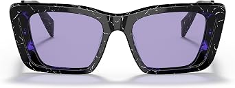 Prada PRADA SYMBOLE PR 08YS Violet Black Marble/Violet 51/18/145 women Sunglasses