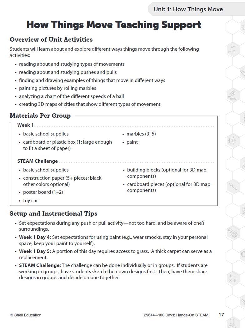 180 Days: STEM/STEAM for 1st Grade Practice Workbook for Classroom and Home, Cool and Fun Practice Created by Teachers (180 Days of Practice) - Image 5