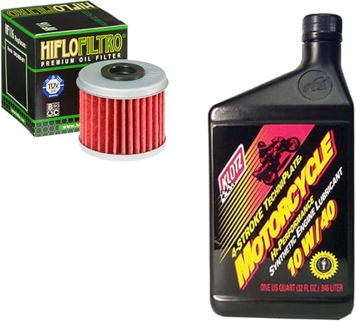 Oil And Filter Change Kit For Honda 2008 TRX450R Synthetic 10W-40