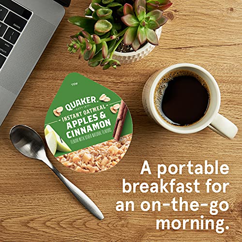 Image of Quaker, Instant Oatmeal Express, Apples & Cinnamon, 1.51 Oz