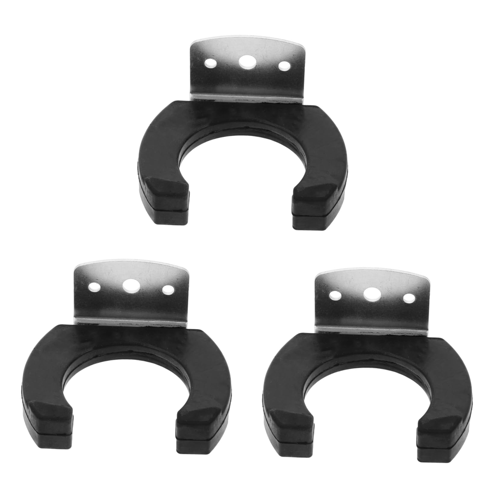 Yardwe 3pcs Wall Mounted Mic Rack Reliable Microphone Holder for Sturdy Design for Performance Venues Space Saving Accessories for Microphones