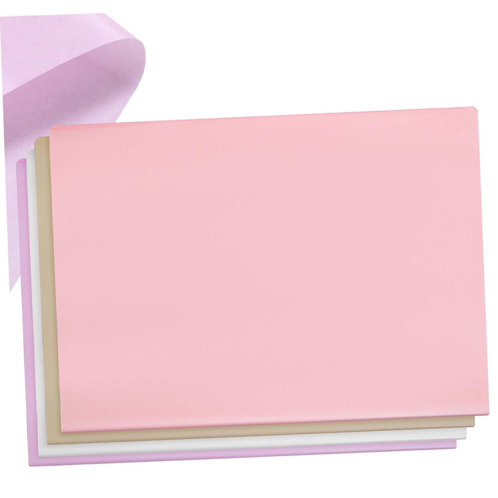 Gogogmee 80 Hojas Papel de Regalo Grueso Colores Pastel para Envolver Flores y Regalos Resistente y Versátil para Cumpleaños Bodas y Manualidades