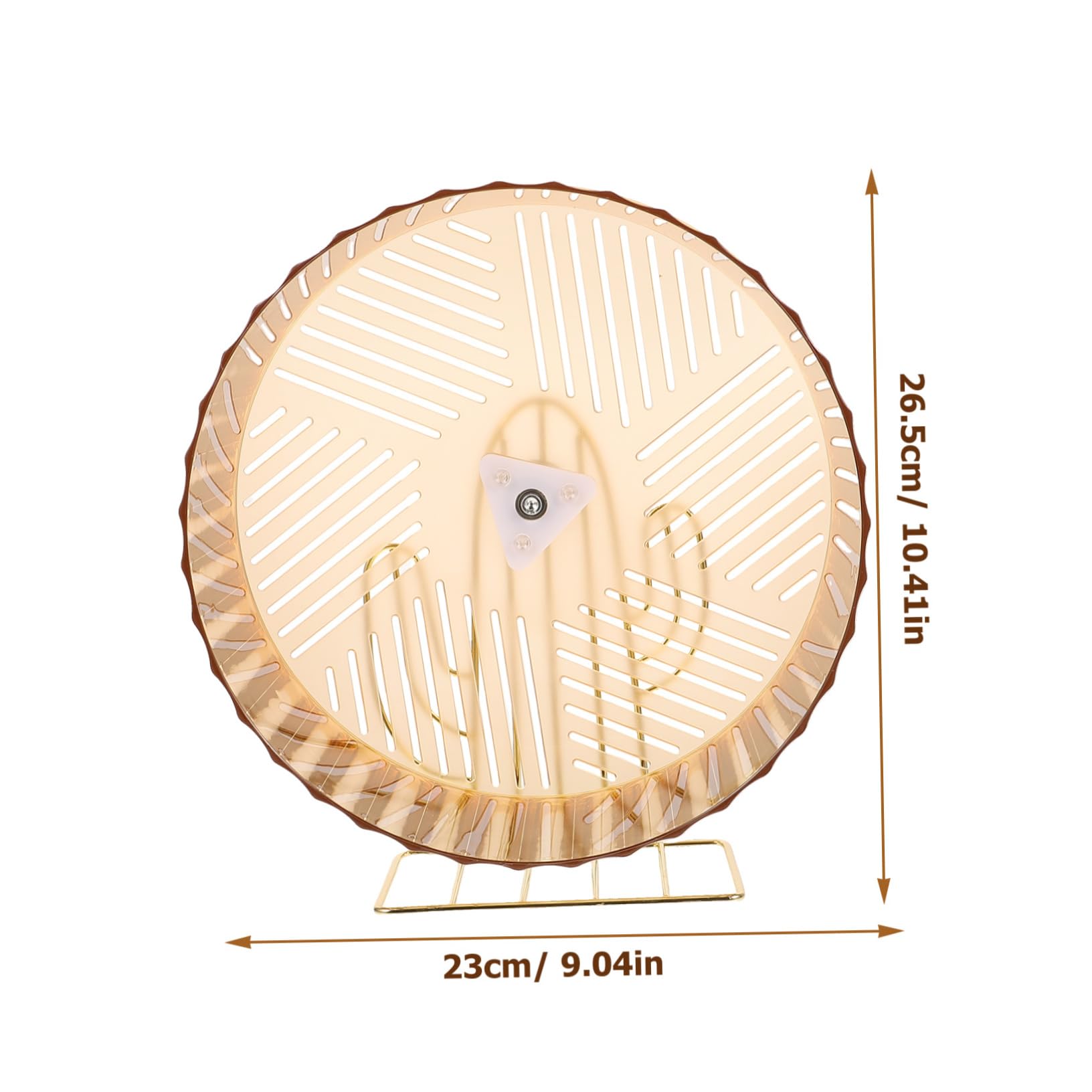INOOMP Rueda de Hámster Silenciosa Soporte de Aleación, Rueda de Ejercicio para Erizos y Chinchillas, Tamaño Grande, Accesorio para Jaulas, Juguete Interactivo para Color Aleatorio