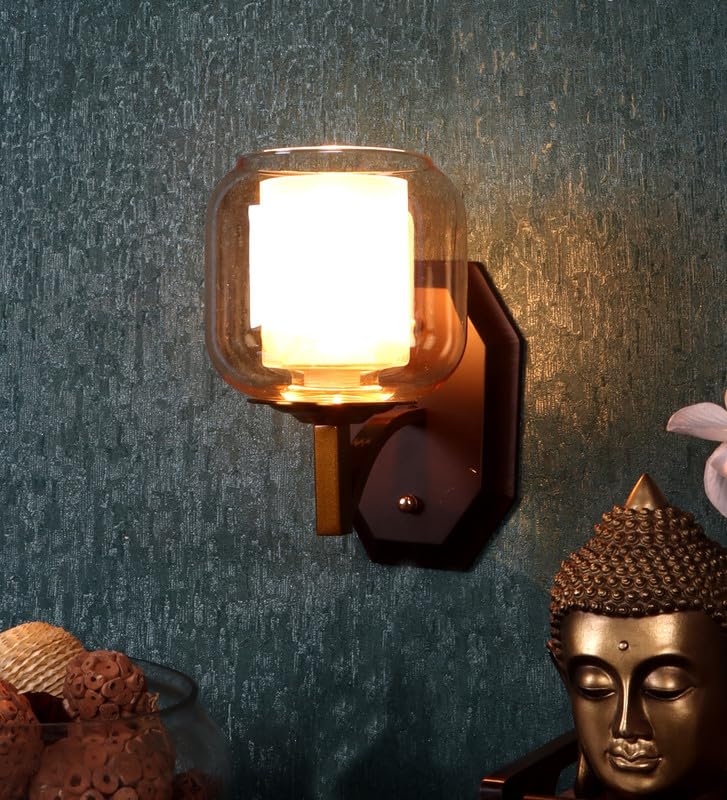 See full amazon price history chart for ELIANTE Laam Iron Wall Light | Glass Wall Lamp for Living Room, Bedroom, Dining Room, Kitchen | Without Bulb - S-412-1W | by Jainsons Lights ELIANTE Laam Iron Wall Light | Glass Wall Lamp for Living Room, Bedroom, Dining Room, Kitchen | Without Bulb - S-412-1W | by Jainsons Lights (B0CQGFJR6L) Amazon Price History, Amazon Price Tracker