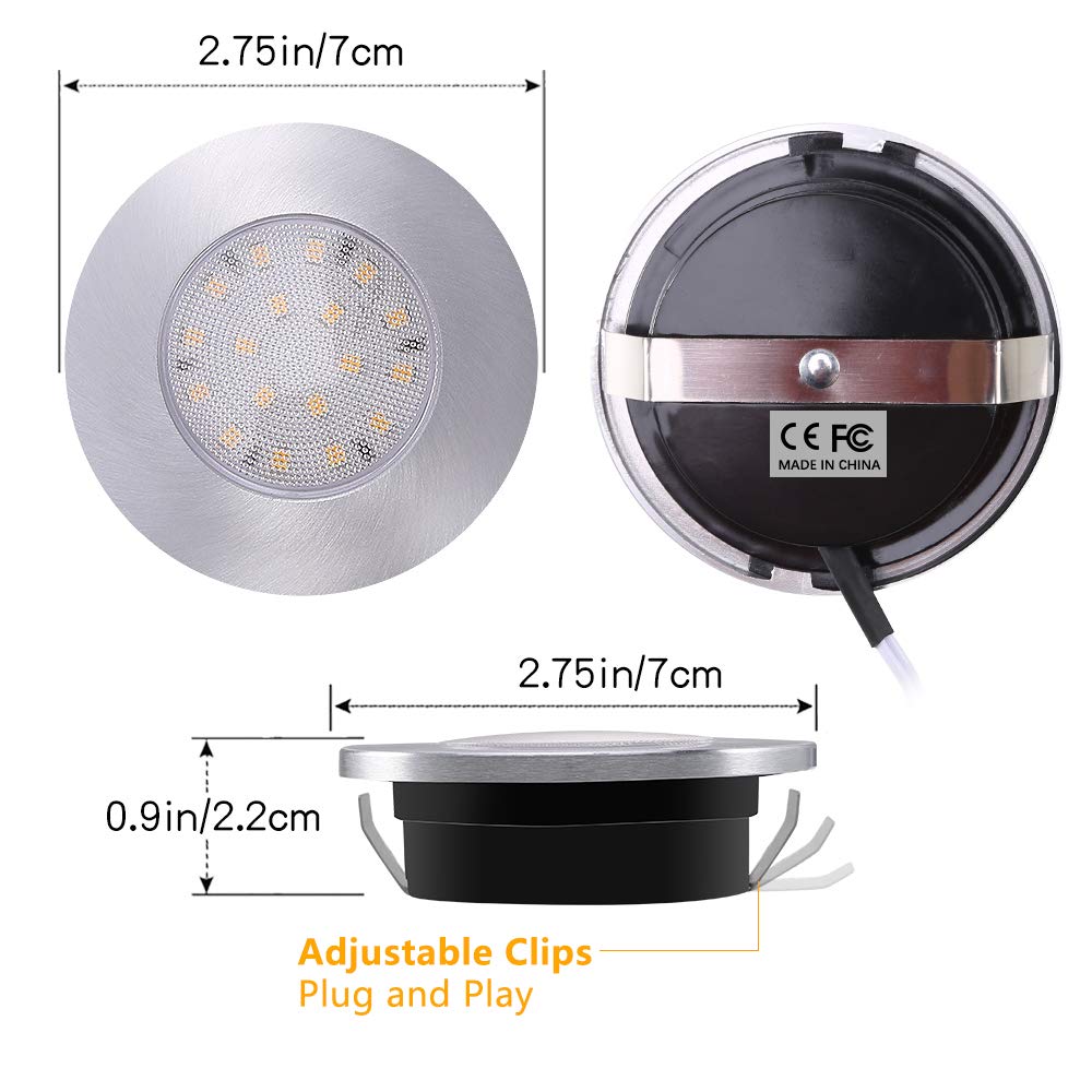 ALOVECO LED RV Lights, 12V Led Lights Dimmable Camper Interior Lights