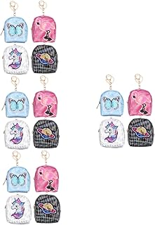 16 Peças Porta-Moedas Porta-Moedas Para Meninas Porta-Moedas Porta-Moedas Lantejoulas Porta-Chaves Carteiras Bolsas Bolsa De Moedas Flamingo Menina Bolsa De Moedas De Lantejoulas