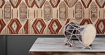 Talking Drum ALL IN ONE WAREHOUSE Handmade Wooden & Leather Classical Indian Folk Dumroo Damroo Damaru Hand Drum Timbales Instrument