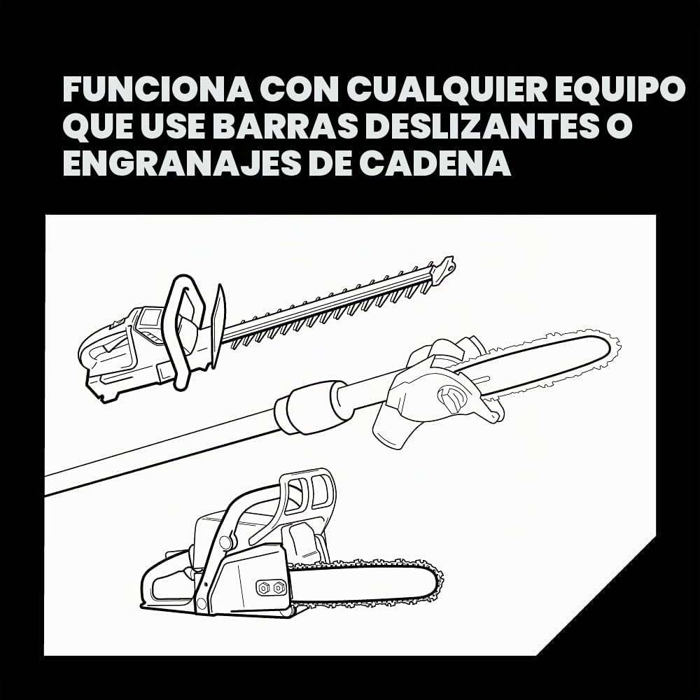 Oregon Afilador de Cadena de Motosierras Compacto de 230 Voltios, Sistema Universal para Todo Tipo de Motosierras 310-230 & Aceite para Cadena y Barra de Motosierra, Botella de 5 Litros (O10-4935)