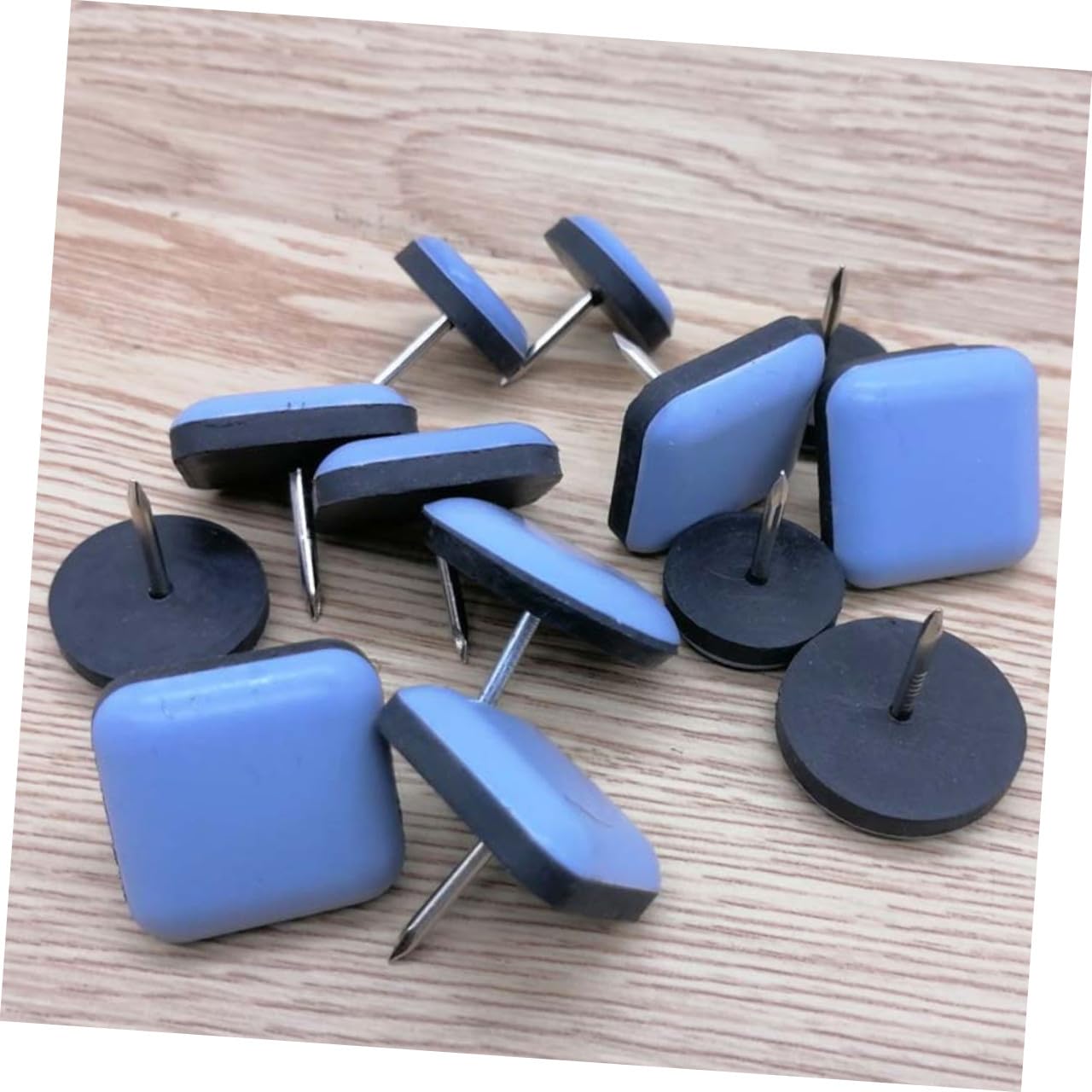 OSALADI 40piezas Patas De Muebles Antideslizantes PTFE Deslizadores De Nail Sillas Protección De Suelo para Muebles