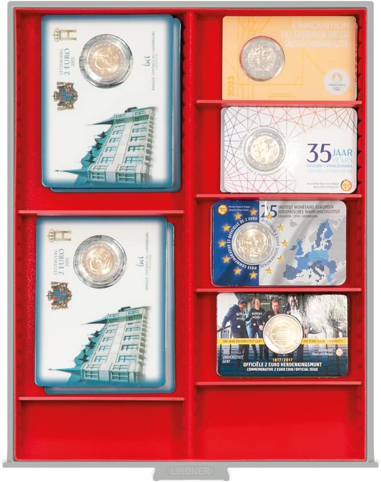 Lindner 2402 Collection Boxes height: 1 19/32' (40 mm)