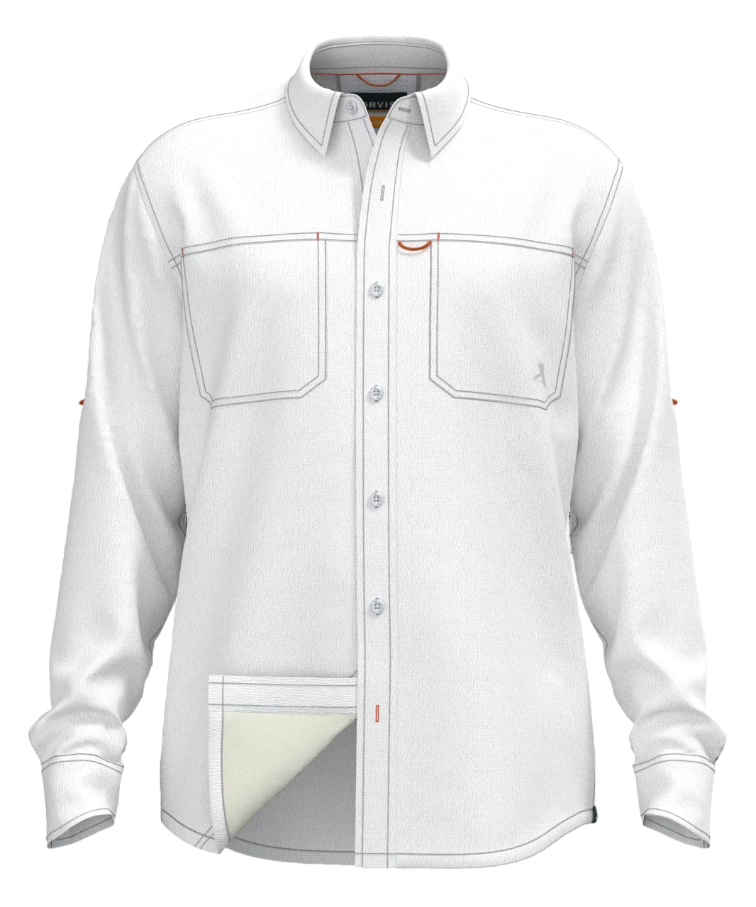 Orvis Open Air Caster Long Sleeve Shirt for Men's Lightweight Breathable Ventilated Quick Dry Outdoor Performance Top