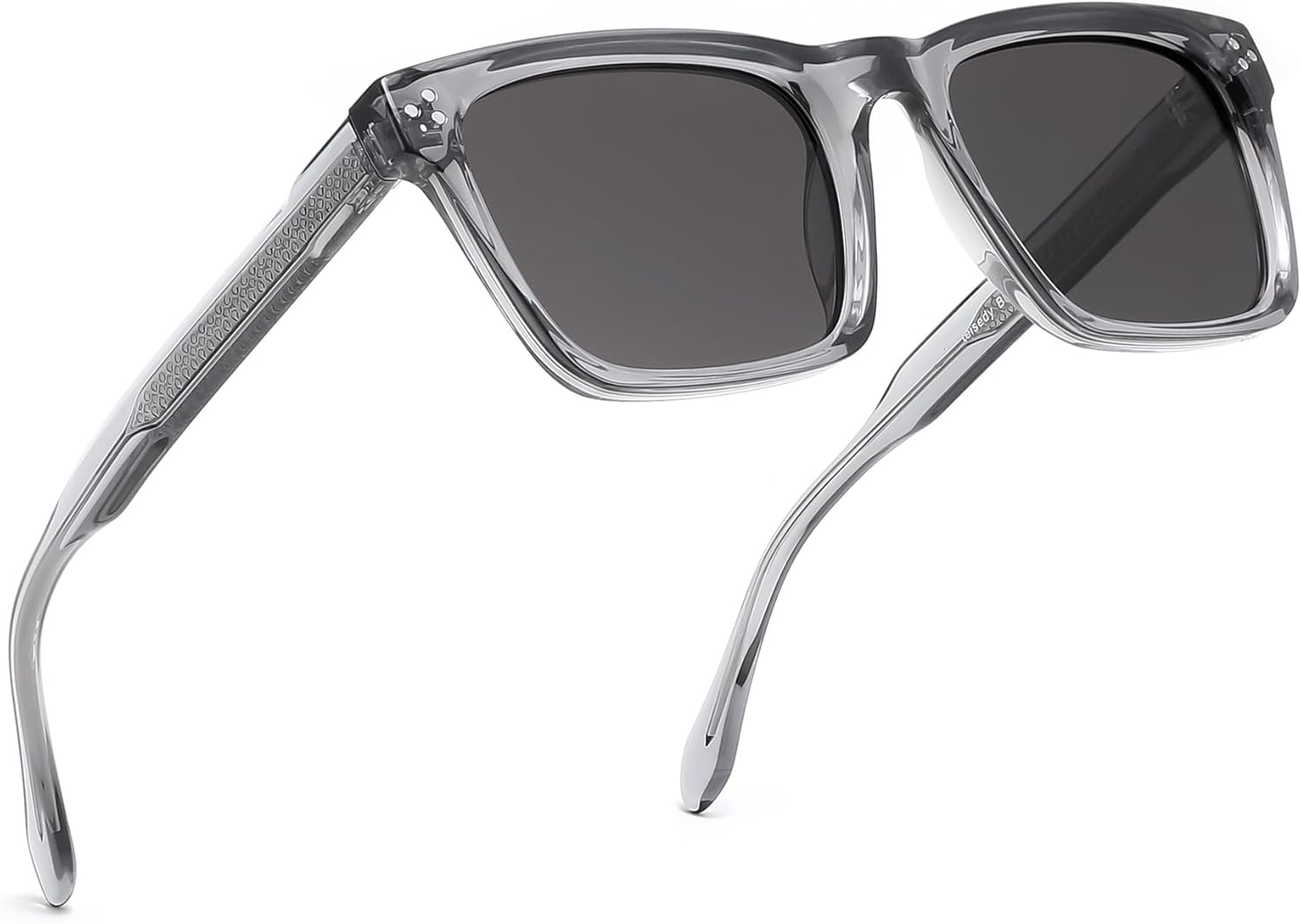 FEISEDY Square Sunglasses For Men Women Polarized Trendy Chunky Thick Frame Rectangle Shades Sun Glasses UV400 B0294