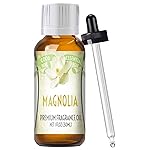 Good Essential Professional Magnolia Fragrance Oil 30ml for Diffusers, Candles, Soaps, Lotions, Perfume, 1 fl oz - Magnolia Scented Aromatherapy Oils - Diffuser Scents for Home