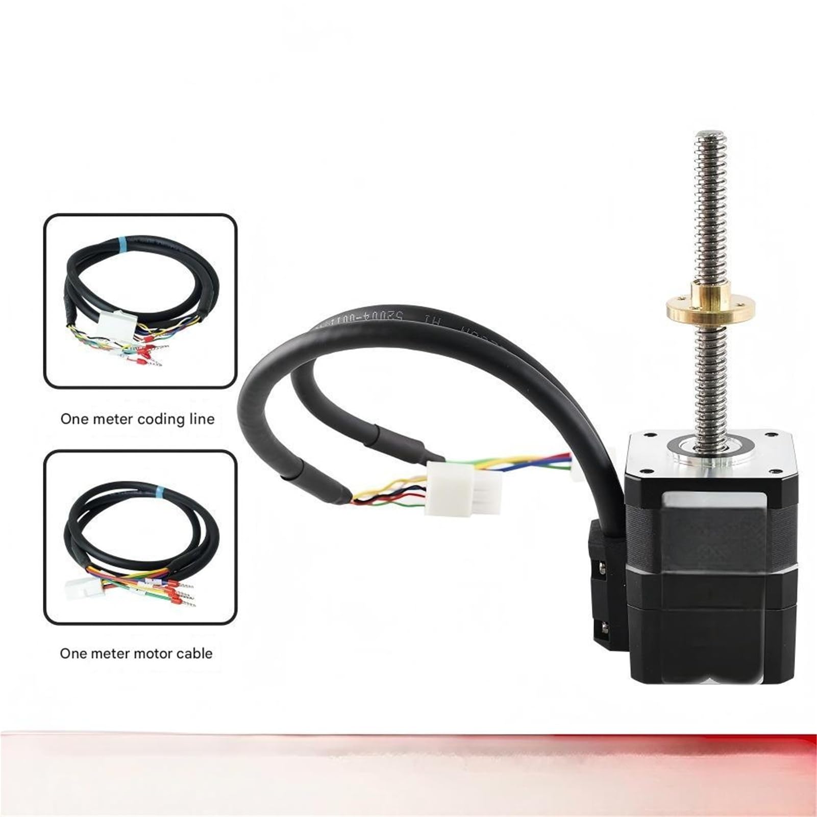 NEMA17 Closed Loop Schraubenmotor 2A 28N.cm Schrittmotor T8 for 3D-Drucker Schrittmotor(Height 34mm 4 Screw Lead)