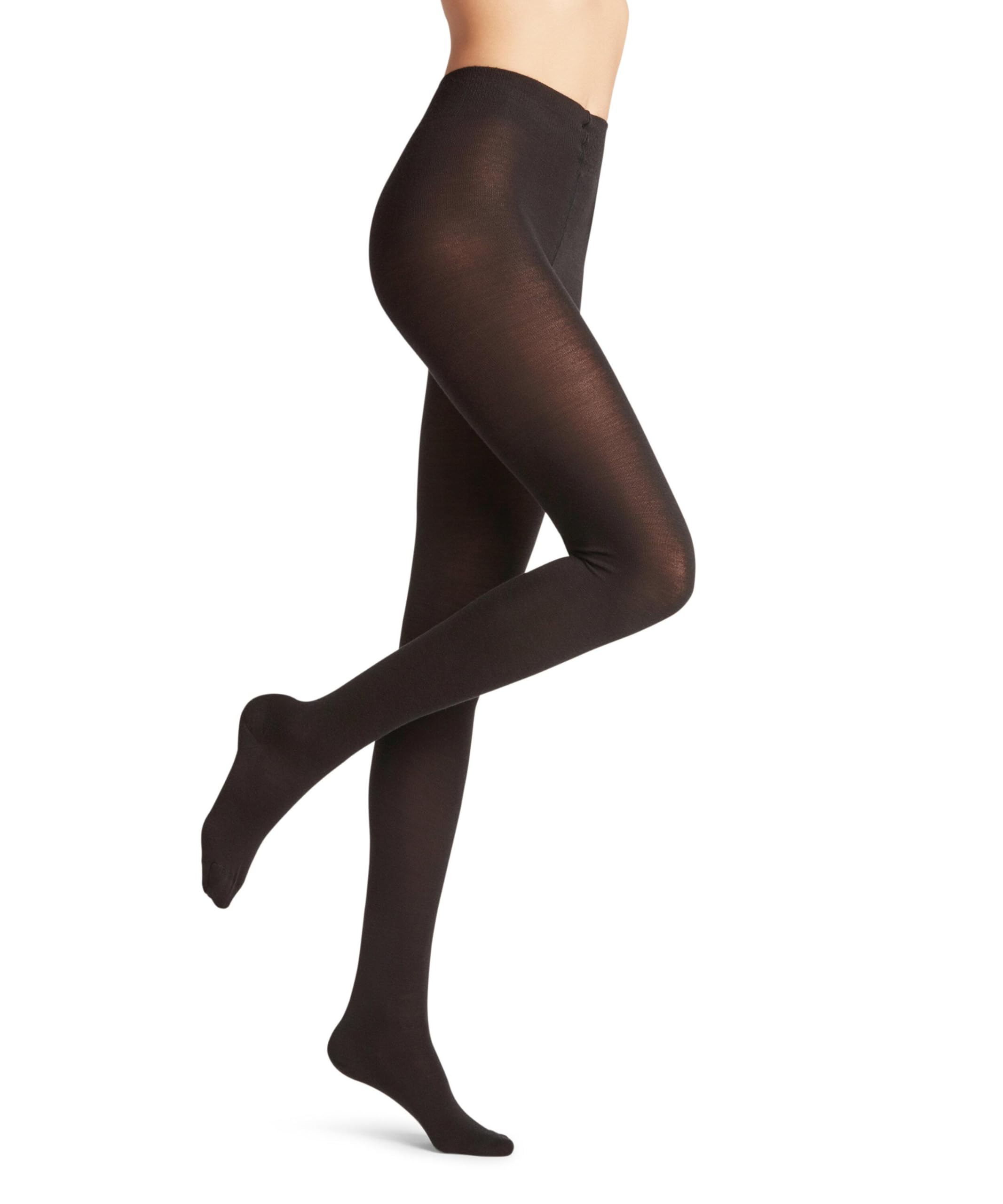 FALKE Damskie Softmerino Rajstopy oddychająca regulująca temperaturę neutralizująca zapachy wełna bawełna wzmocnione miękki wygodny brzeg płaski szew ciepłe do biznesu i na co dzień 1 Para