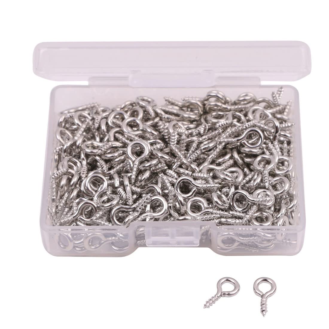 300 Viti A Occhiello Cromate 10mm X 5mm - Per Fai Da Te, Gioielli, Legno E Resina - Foto 4