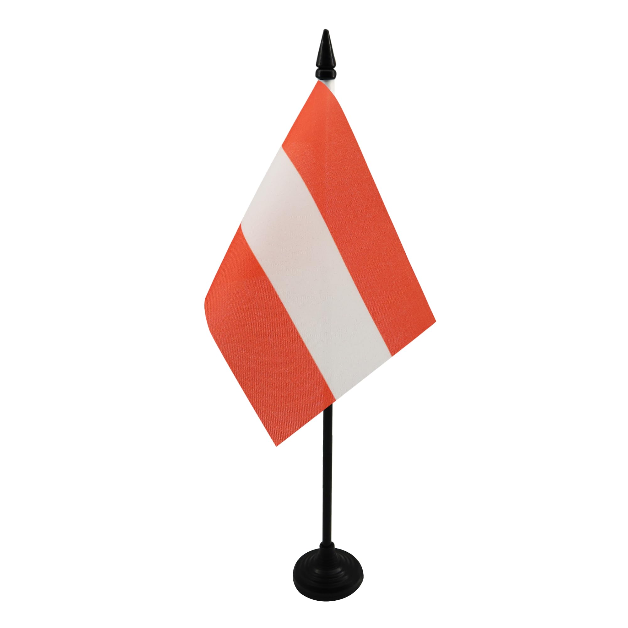 AZ FLAG Austria Table Flag 15x10 cm 100D Polyester Plastic Base