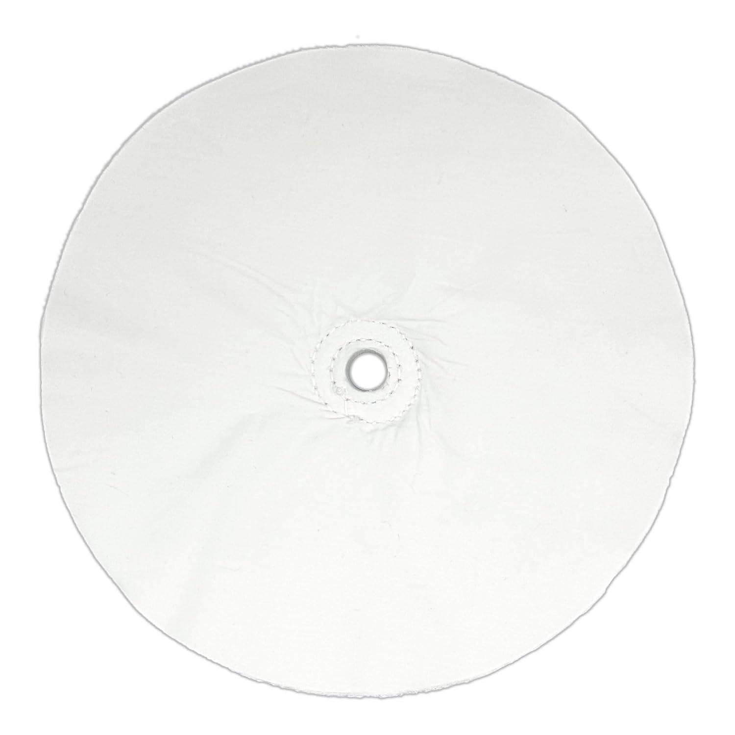 Renegade Products 10" Center Stitch Buffing Wheel, 1/2" Arbor, 80 Ply - Full Disc for Metal Polishing and Finishing