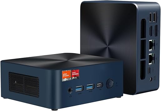 Mini PC Gaming,BREN7P AMD Ryzen 7 7840HS 5.1GHz Dual NIC LAN 2.5Gbps Desktop Compute 16GB DDR5 512GB PCIe4.0 SSD,USB4.0,Triple 4K Display,HDMI,DP,USB-C,WiFi 6 BT5.2,Multitasking