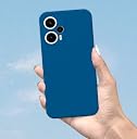 Pikkme Poco F5 5G Back Cover Soft Matte Liquid Silicone TPU | Camera Protection | Shockproof Slim Back Case for Poco F5 5G (Blue) gallery image
