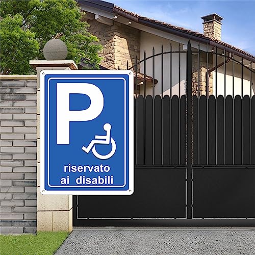 Pubblimania Cartello Parcheggio RISERVATO AI