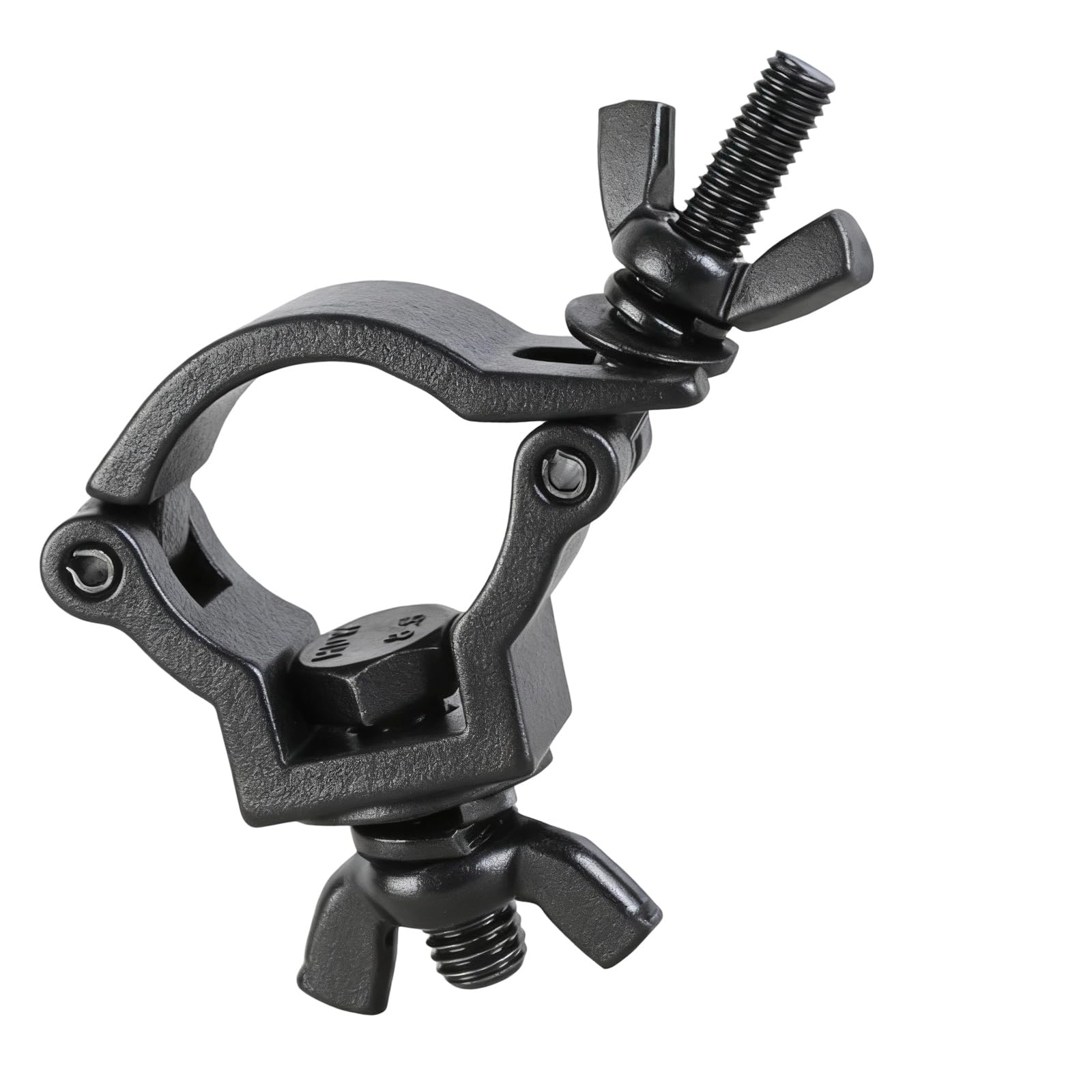 Antislip Pad Integrated Stage Equipment Clamp 25 30mm Tube Capacity Aluminum Alloys for Dynamic Setups Universals Tube Mounting Clamps