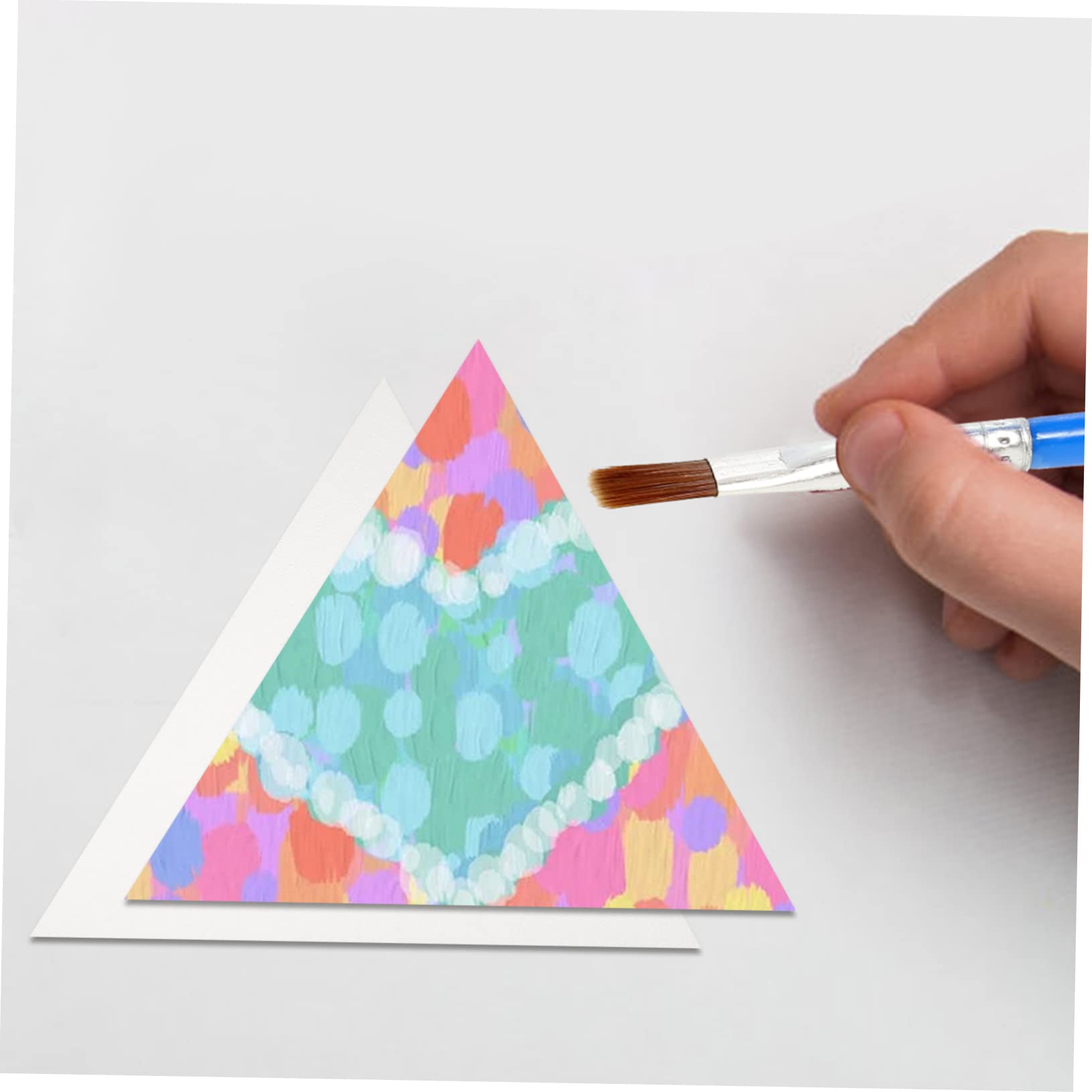 Veemoon 5pcs Canvas Painting Boards Blank Oil Painting Panels for Artists and DIY Projects Texture and Creative Fun