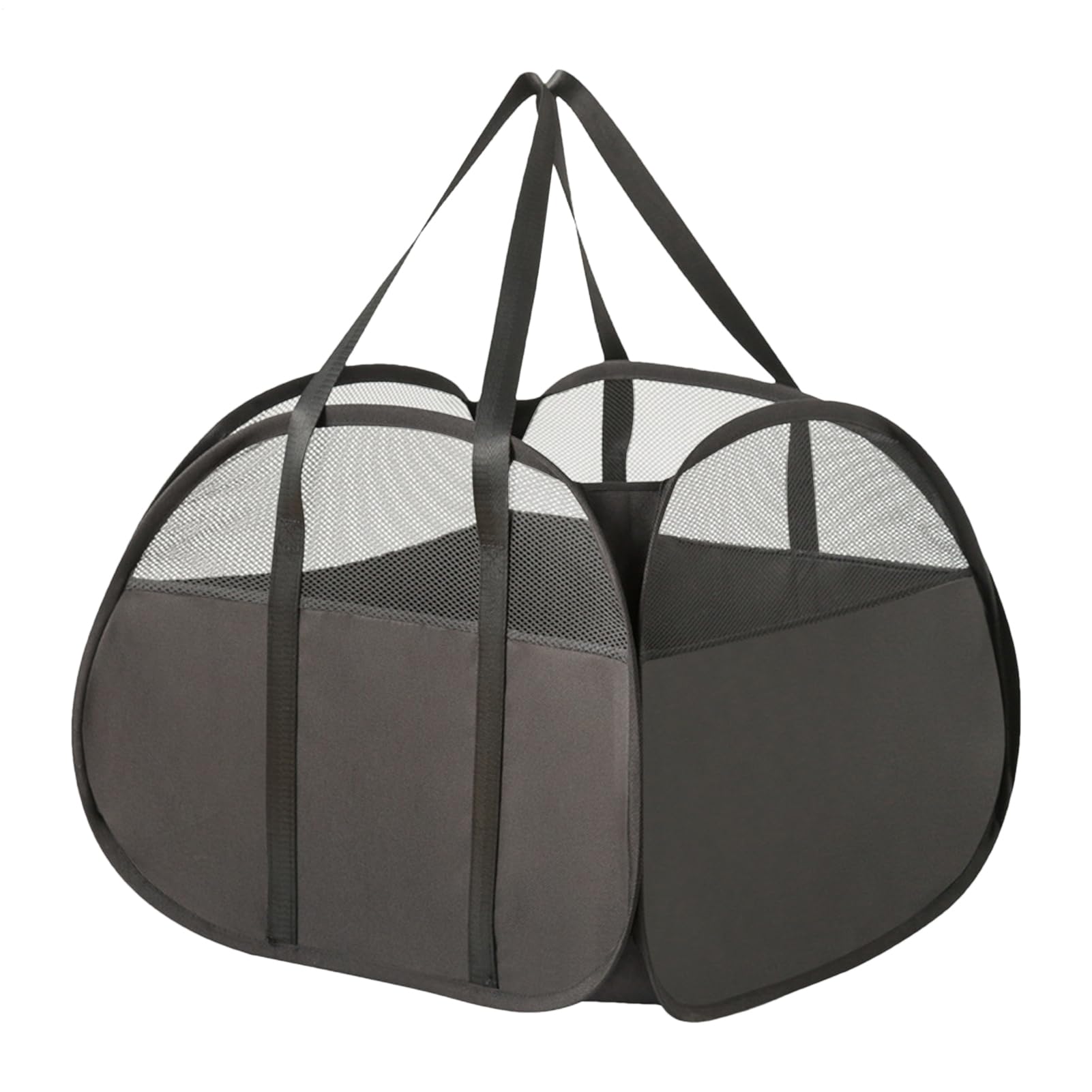 Panier à linge pliable en tissu avec poignée pour trier les vêtements de salle de bain