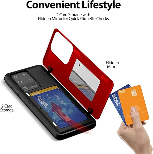 Miniatura 136 de GOOSPERY Parachoques magnético para puerta compatible con Galaxy S23, tarjetero tipo cartera, cierre automático, protección de doble capa resistente