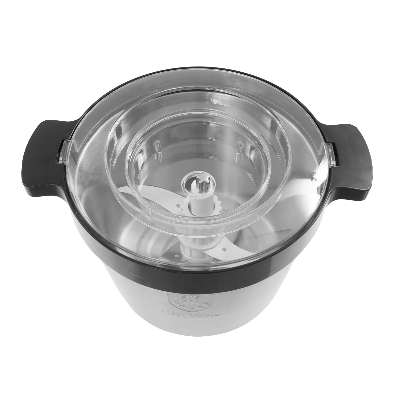Tritatutto elettrico grande, 1500 W, tritatutto elettrico da 6,5 l, tritatutto universale per frutta, verdura, carne
