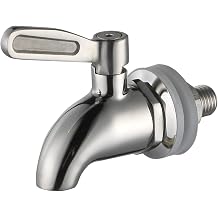 Stainless Works SSS012 Stainless Steel Beverage Dispenser Replacement SpigotPolished Finish fits 12mm Opening