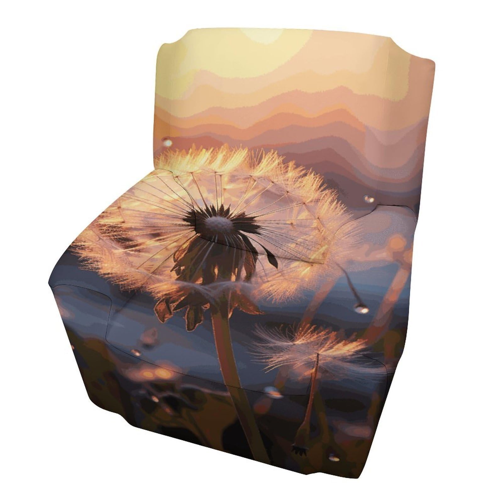 Fekiloot Style Dandelion Flower Couch Cover Sofa Cover Sofa Slipcover