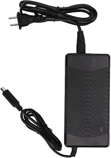 Drfeify Carregador de scooter elétrico de 42V 4A, carregador de bateria de lítio para scooter elétrica com plugue de carregador, 100-240V, 50/60Hz (plugue dos EUA)