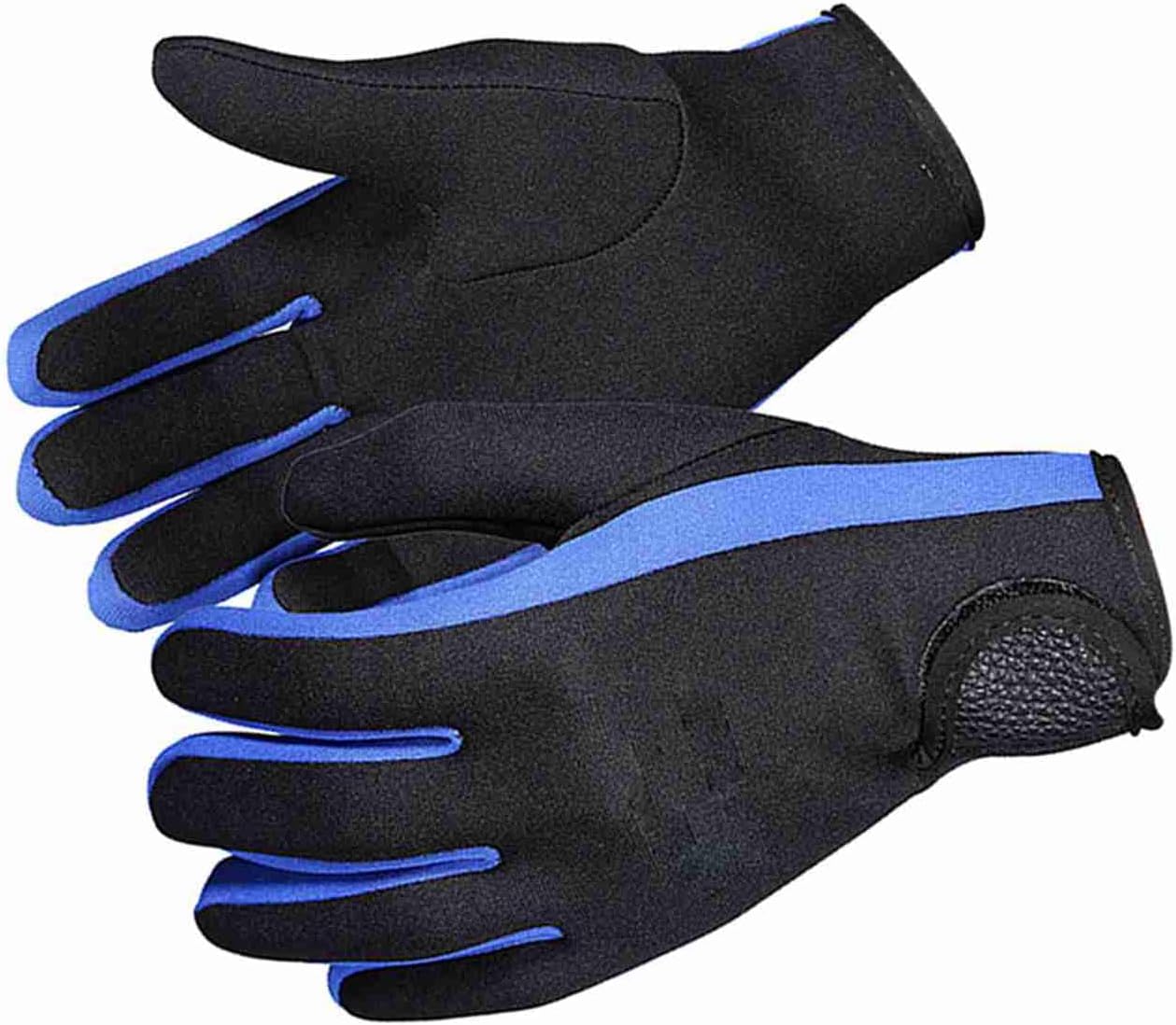 Karlak Diving Gloves Neoprene Surfing Gloves Adjustable Fit Cold Resistant for Winter Swimming and Water Sports Black Yellow S