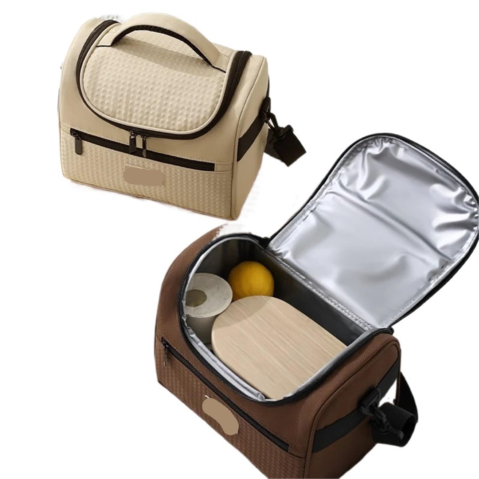 Kühltaschen for das Mittagessen, tragbar, for Picknick im Freien, Büro, Schule, mit Schultergurt(Coffee Meal Bag)