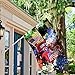 Morigins 4th of July Patriotic Welcome House Flag Double Sided Old Red Truck Yard Flag 28