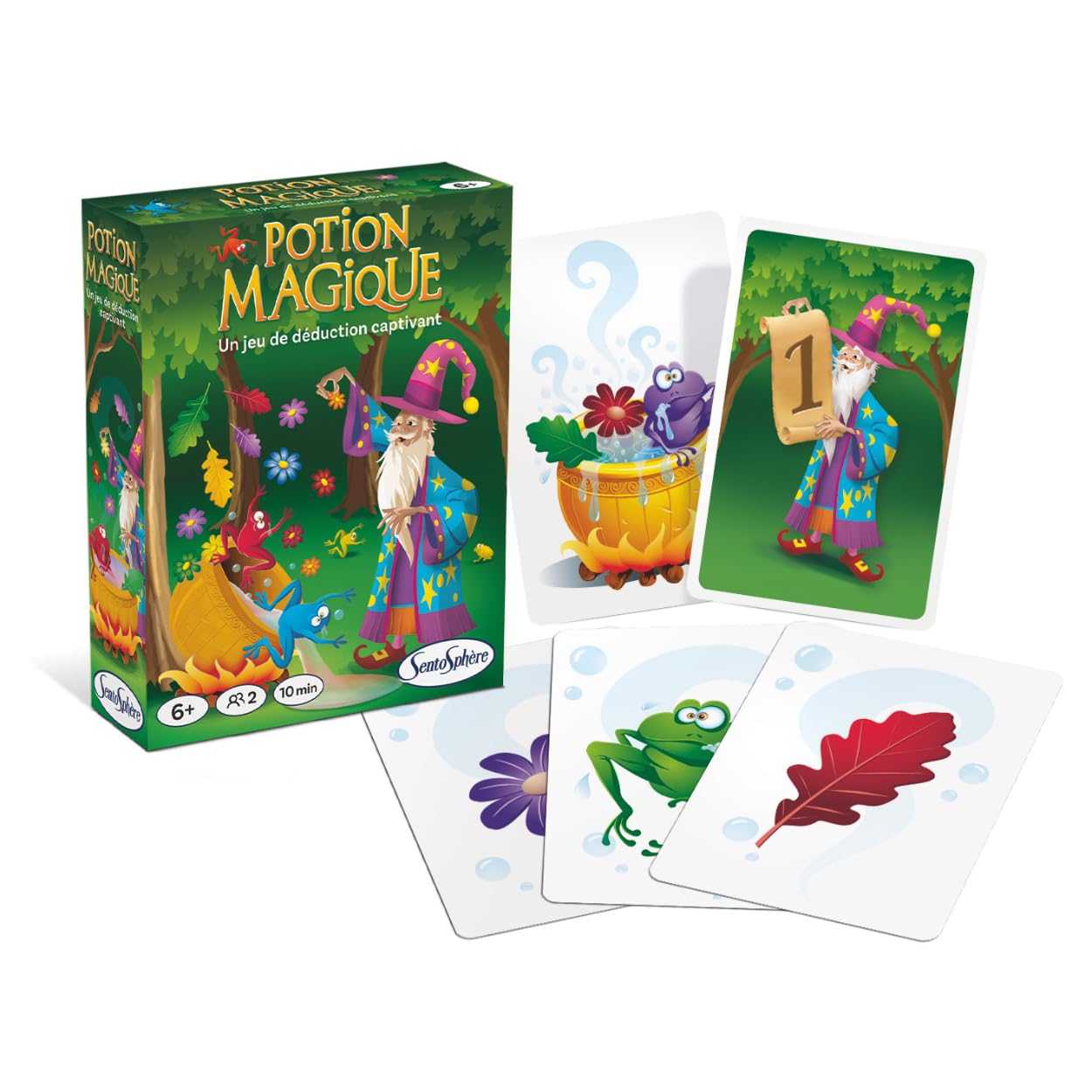 Sentosphère - Magic Potion - Merlin has prepared A Potion and you have to guess the right combination - Deduction game - From 6 years old - 1353